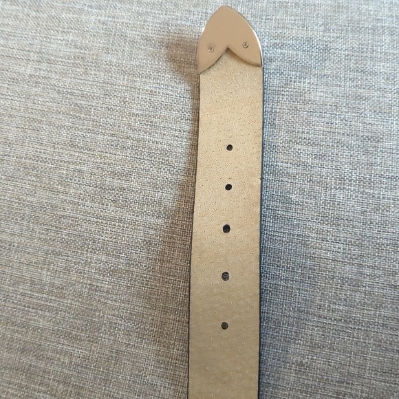 Rhinestone Buckle Snakeskin Print Genuine Leather Belt L/XL 40" Black - Picture 11 of 14